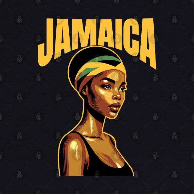 Jamaica Flag Pride by Merchweaver